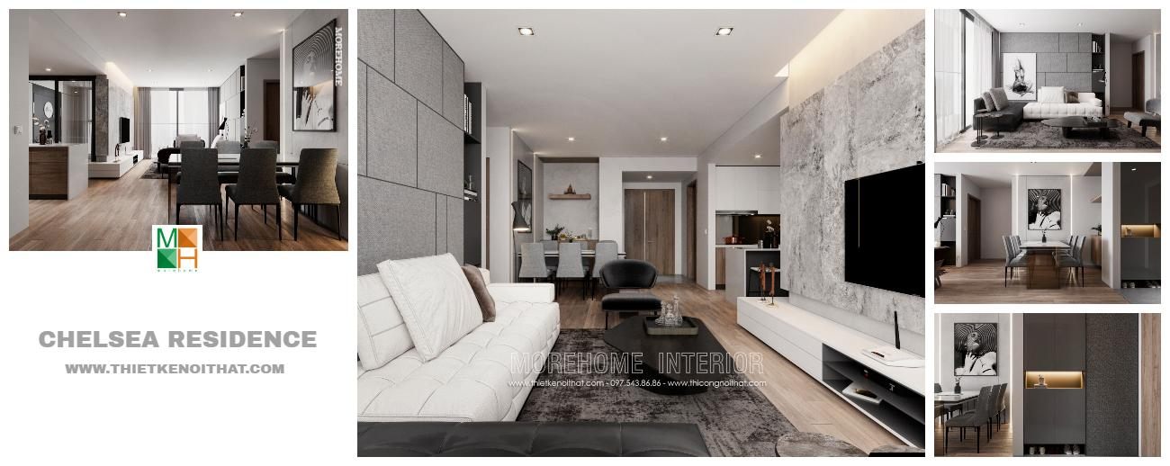 Thiết kế nội thất chung cư Chelsea Residences